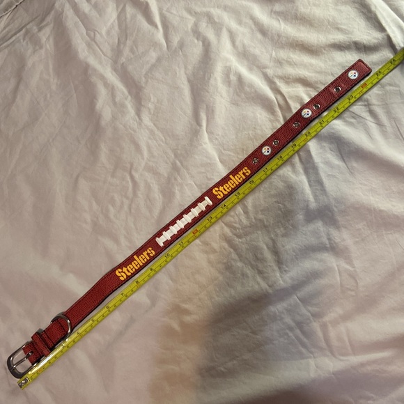 Steelers NFL Football 24” Long Dog Collar - Picture 9 of 16